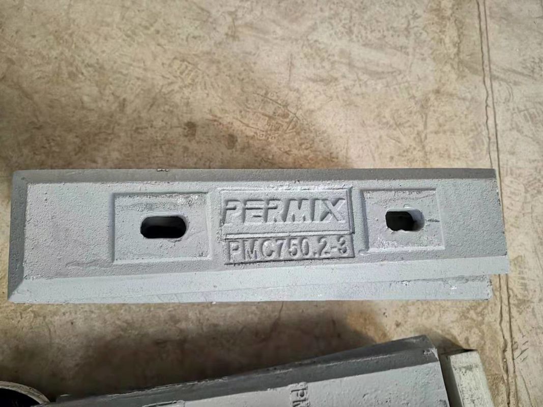 15kw vuurvaste Pan de Capaciteits Oranje Kleur van de Mixerpmc330 Geprefabriceerde 330L Output